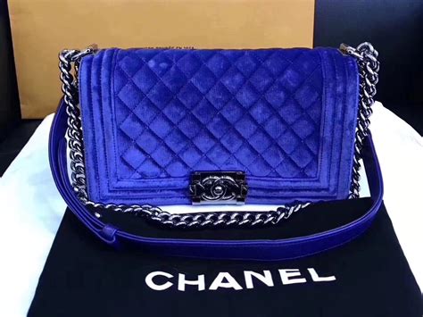 chanel royal blue boy bag|chanel boy shopping tote.